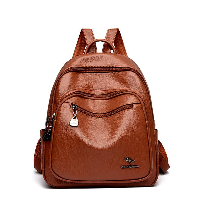 

Модный, повседневный и простой рюкзак для женщин, студенческий школьный рюкзак большой вместимости жёлтый