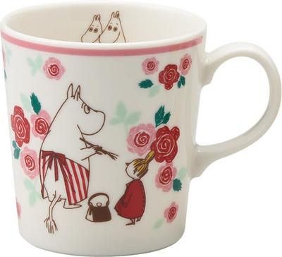 YAMAKA MOOMIN Mug MM7801-11 300ml Moominmama Floral Print Pink