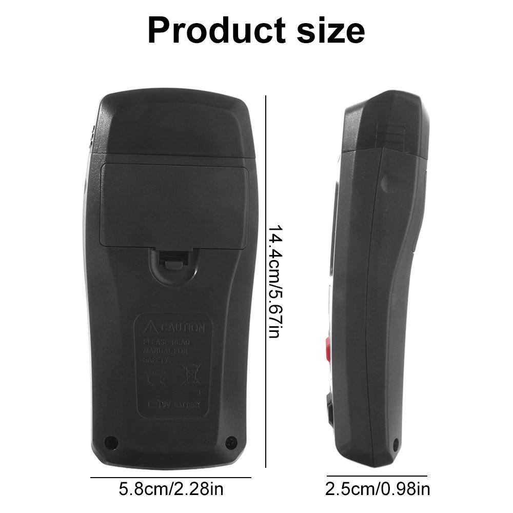 Two Pins Wall Moisture Detector 4 Measurement Modes Timber Damp Hygrometer  Cardboard Box