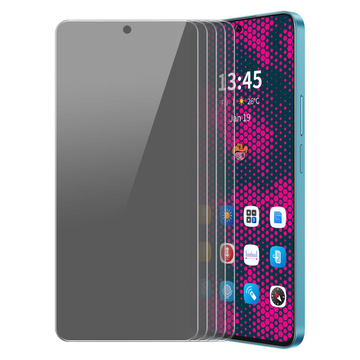 

ENKAY HAT PRINCE 5Pcs For Motorola Moto G45 5G/G34 5G Anti-Peep Film High Aluminium-Silicon Glass Type A
