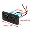 Mahnerop Marine Switch Panel | Cat Eye Design/OFF Switch Pod, DC12-24 Multifunction RV Panel,16A