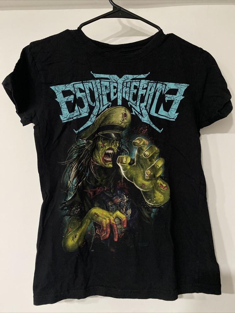 

Hot Popular Escape the Fate Band Black T-Shirt Cotton Unisex Unisex T-Shirt M