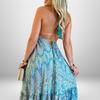 Vestido de Tirantes Elegante y a la Moda para Mujer, Nuevo, Estampado, Casual, Holgado, para Primavera
