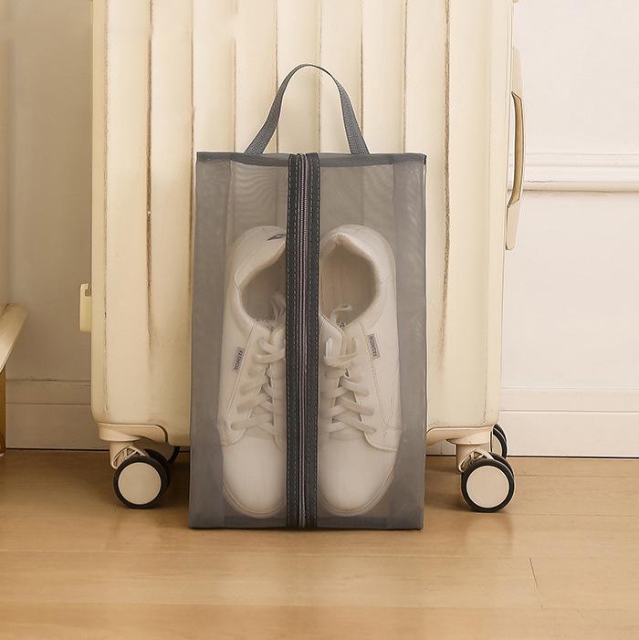 Portable Dustproof Shoe Storage Bag - Large Capacity, Moldproof, Handheld for Travel & Sports
