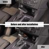 Car Gear Shift Panel Cover For Dodge Charger Gear Lever Protective Sticker For Dodge Challenger 2015 Up for Durango 2018 Up ABS Accessories