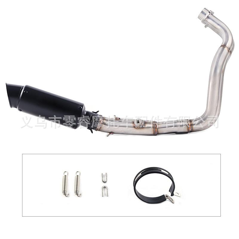 Stainless Steel Exhaust Pipe for MT07 FZ07 XSR700 Motorcycles (2014-2023)