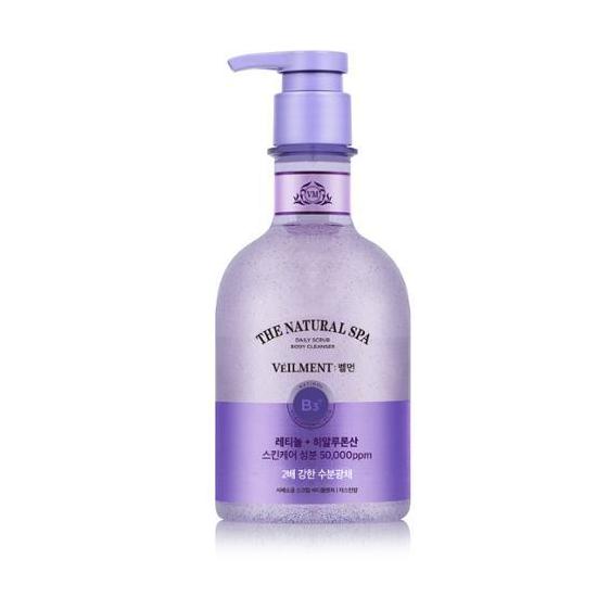 VEILMENT Natural Spa Moisture Glow Scrub Wash 400ml (Choose 1 of 4 types)