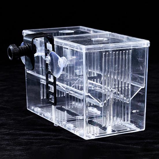 Aquarium Breeder Box Isolation Fish Breeding Hatching Divider Transparent Multi-Grid Design Fish Breeding Isolation Box for Shrimp Clownfish