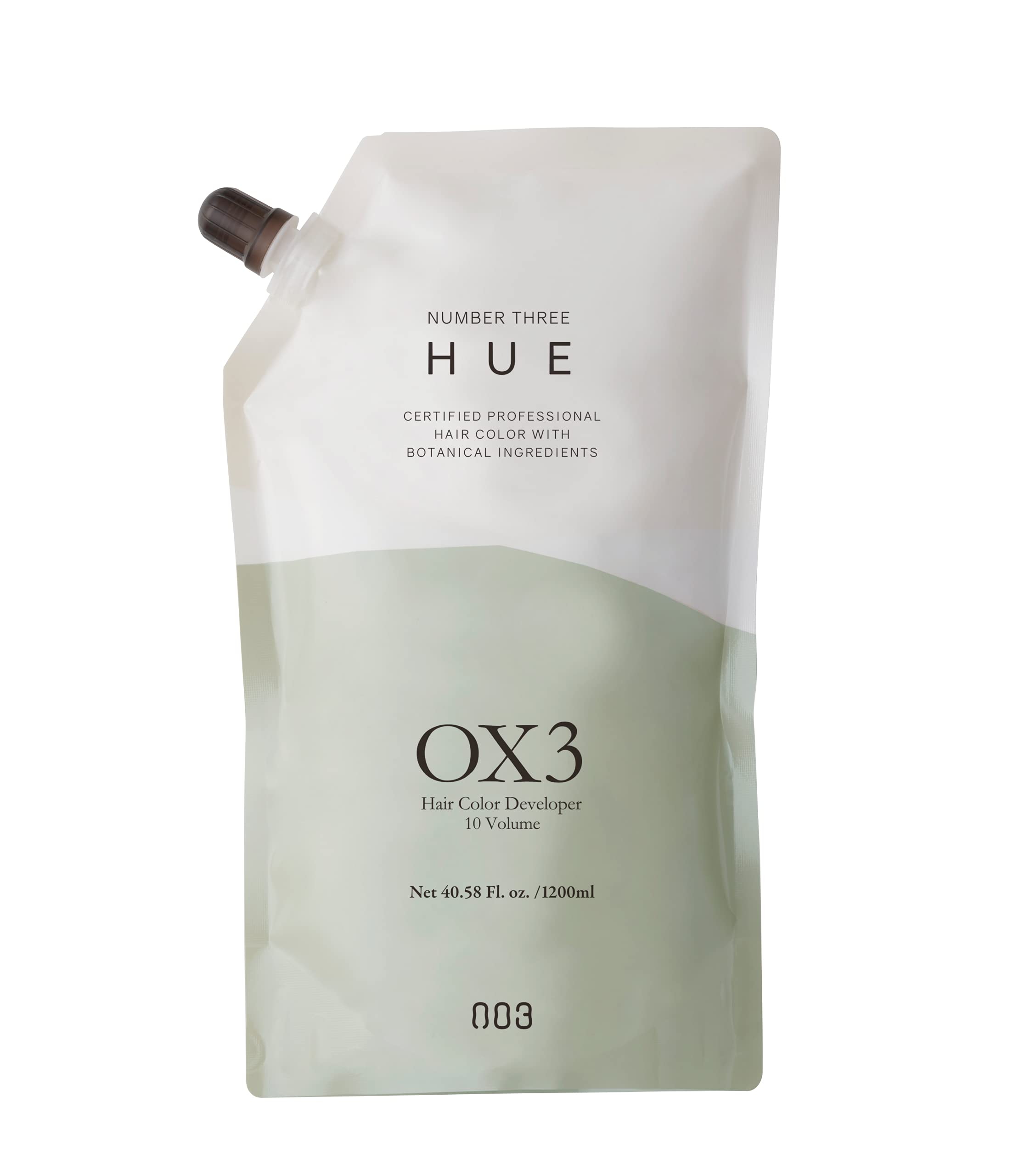 

NUMBER THREE Number Three Hue OX3 Hair Color Unscented Green 1200ml [Quasi-drug]