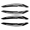 2pcs Black Car Headlight Eyebrows Trims For BMW 1 Series F20 F21 Pre 2011-2014 LCI Headlamp Eye Lid Covers Car Accessories