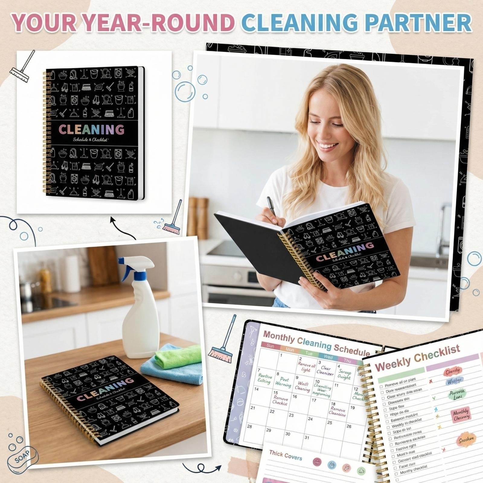 Annual Cleaning Schedule And Cleaning Plan Book One Size