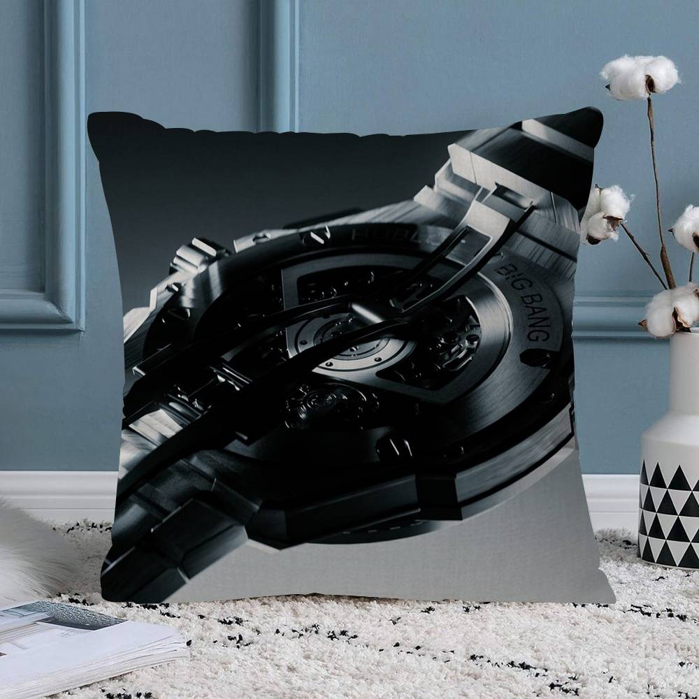 Luxury Watches for Men and Women HHublots Pillowcase Toon Gift Cushion Cover Bedroom Home Sofa Chair Seat Decor Pillow Case