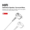 HIFI 35mm Wired Earphone In Ear Headset Heavy Bass Earbuds Sports Monitor Stereo Gaming Headphone With Built In Microphone