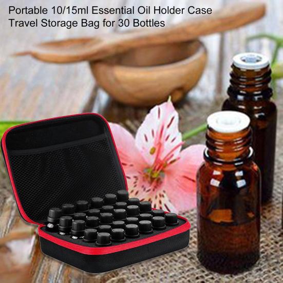 Storage Bag 30 Bottles Waterproof Nylon Essential Oil Storage Bag for Home