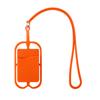 Silicone Phone Back Holder with Lanyard Case Card Sling Necklace Strap Neck Cord