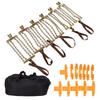 6PCs Car Anti Skid Adjustable Chain Tire Emergency Suitable for Cars Off Road Vehicles with Tire Width of 165mm‑265mm