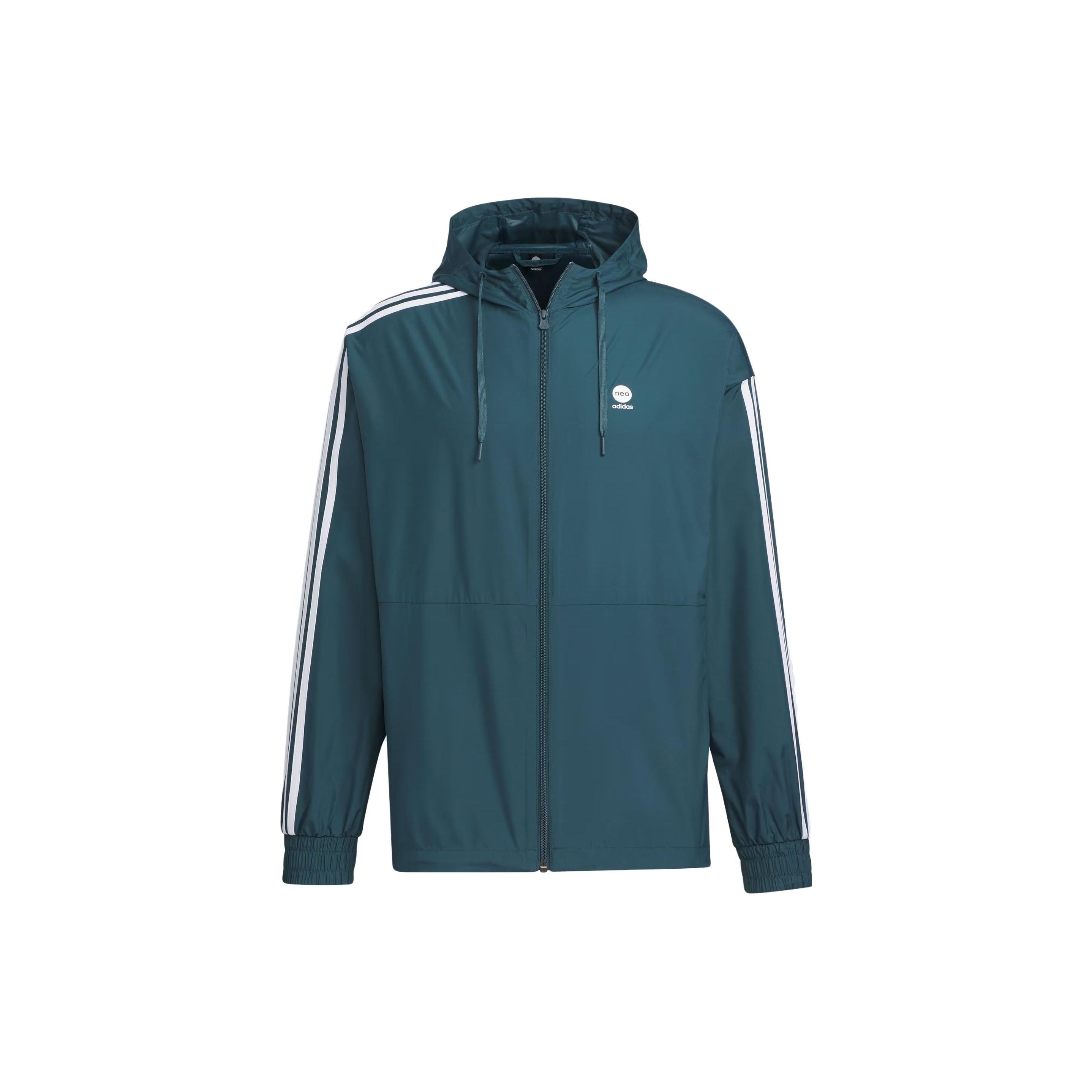 adidas Neo Essentials Windbreaker Jackets  Teal  Men s IK5048 L