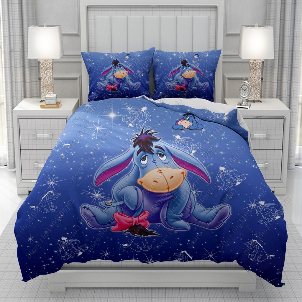 Winnie The Pooh Eeyore Duvet Cover Men Women/Children Kid Printing Disney Cartoon Bedding Set  Comforter Bed Soft Dropshipping