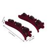 Double Layer Flocked Bangs Side Clip Crystal Love Heart Hair Braiding Hairpins Women Girls Clip Bangs Barrettes Hair Accessories Forehead Bangs Clip