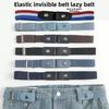 1-10PCS Buckle Free Comfortable Elastic Belt for Women Men Buckle Less No Bulge No Hassle Invisible Belts Stretch Waistband