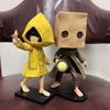 17cm Little Nightmares Anime Figurine Action Toy - Collectible Six Figure Mono For Kids Christmas Decoration Gift Hot Game Model