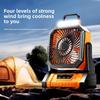 Camping Fan Usb Rechargeable With Quiet 4speed For Outdoor And Dorm Use