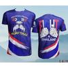 Muay Thai T-Shirt Kick Boxing 3D Print UV Protect Vintage Training Quick Dry Men Women Unisex Short Sleeve Round Neck MMA Mix Martial Art