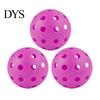 Smooth Flight Pickleball 3Pcs 40-Holes High Bounce Visibility PE Indoor Outdoor Practice Tournament Training Ball Accessories Durable