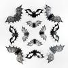 12pcs Realistic 3D Bats Sticker Black Spooky Bat Decal Art Decals Bat Wall Sticker  Bar