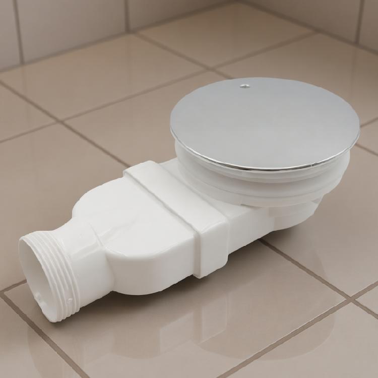 Low Profile Bathroom Drain With Large Drainages Capacity And Corrosions Resistant Shower Room Floor Drain Easyly Clean
