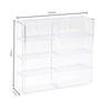 Car Model Storage Box Transparent Storage Rack with Compartments Home Stackable Jewellery Showcase Dustproof Toy Display Cabinet