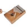 Cute Mahogany 17 Key Mini Kalimba Wood Material Thumb Piano Gift Keyboard Instrument Finger Piano Best for Kid, Beginner