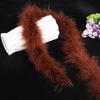 Encrypted Colored Turkey Feather Strips for DIY Decorations & Stage Costumes