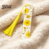 High Quality Bookmarks Dried Flower Resin with Tassels Double-Sided Magnetic Page Markers