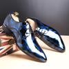 Fashion Office Men Dress Shoes Floral Pattern Men Formal Shoes Leather Luxury Fashion Groom Wedding Shoes Men Oxford Shoes Dress 37-50