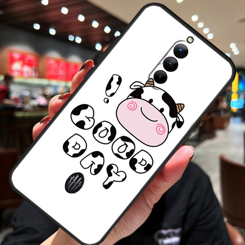 Milk Cow Skin Print Luxury Case For ZTE Nubia Red Magic 10S 10 8 9 8S 9S 11 Pro Plus 10 Air 5G 6R 6 7 6S 7S Pro Cover