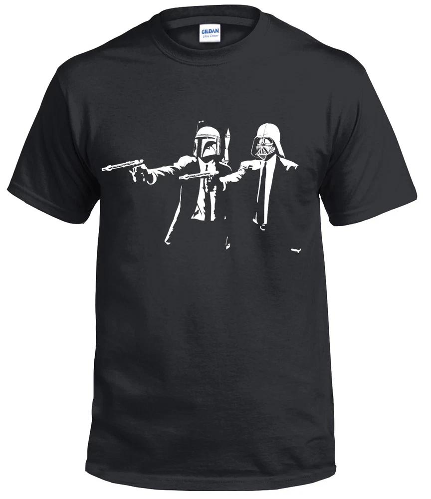 BANKSY Vader Pulp Fiction Star Wars Funny Vintage Kids Parody Unisex TShirt Top 2XL