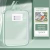 Mesh Pouch Bag File Bag A4 Zipper with Handle Document Organizer