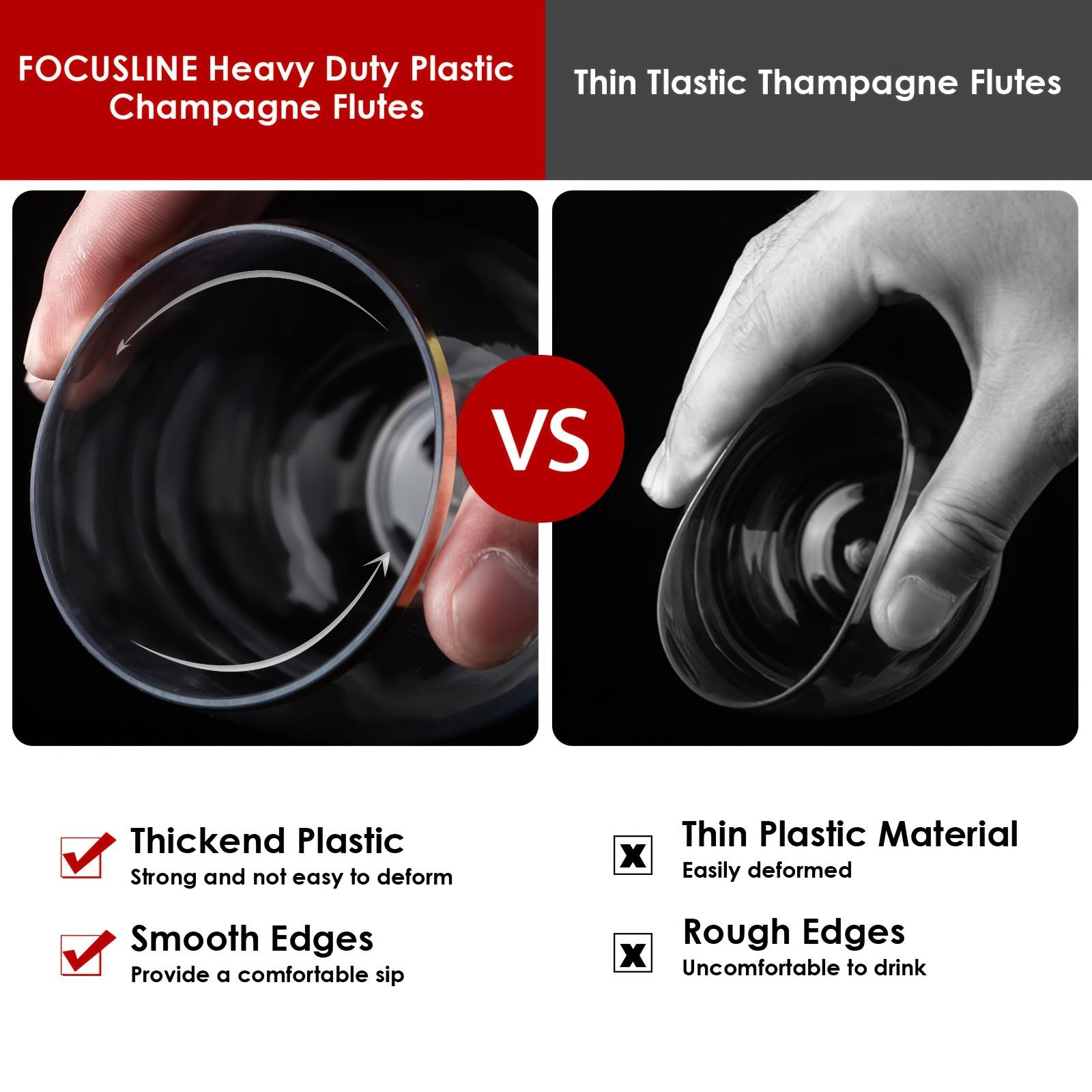 

20 шт. одноразовые бокалы для вина без ножки, небьющиеся бокалы с золотой оправой, пластиковые стаканчики для вина на 16 унций, бокалы для коктейлей для виски, небьющиеся Co. 16oz/20pcs