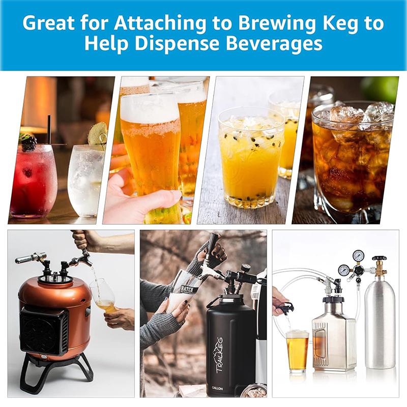 Beer Keg Post,19/32-18 Gas/Liquid Ball Lock Post for Cornelius Keg,Nice Replacement with Stronger Spring Inside,Holding Pressure