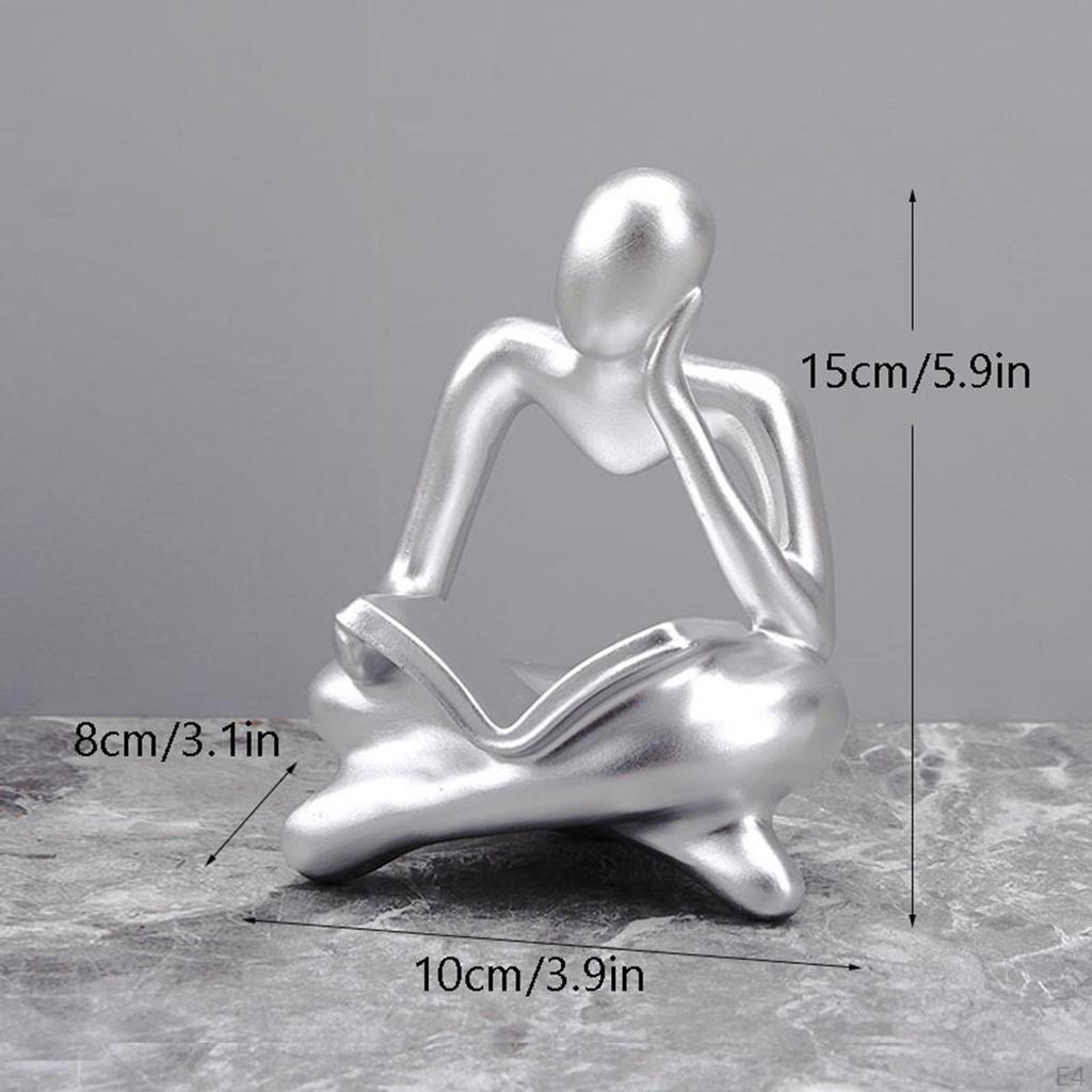Statue, Home Decoration, Mini Nordic Ornament for Office Fireplace