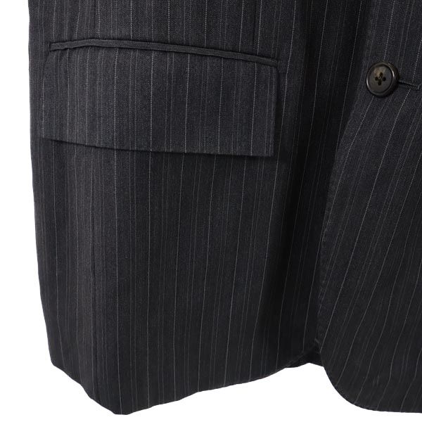 Polo by Ralph Lauren Made In Japan Wool Stripe Long Sleeve Tailored Jacket Men's Used