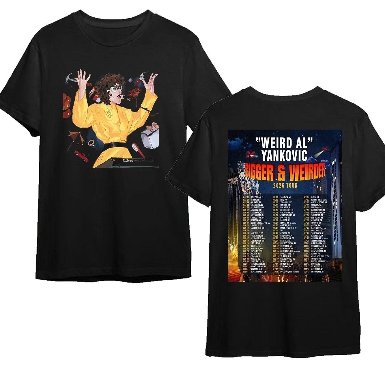 Weird Al Yankovic Bigger And Weirder 2026 Tour Dates T-shirt XL