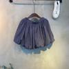 C S In The Room vIntage CheCk Balloon bandIng mIni Skirt 2Color