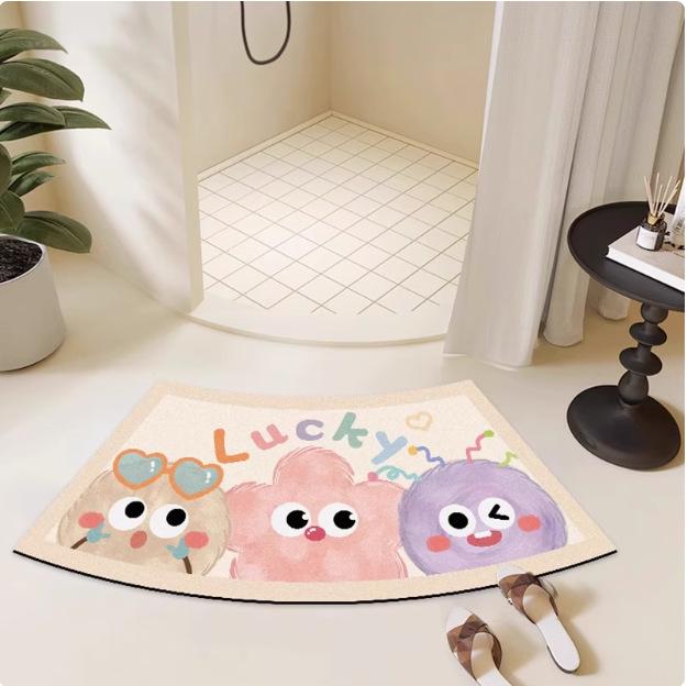 

5¥ Off for Newcomers! Cartoon Absorbent Diatomaceous Earth Bathroom Mat 30x40cm