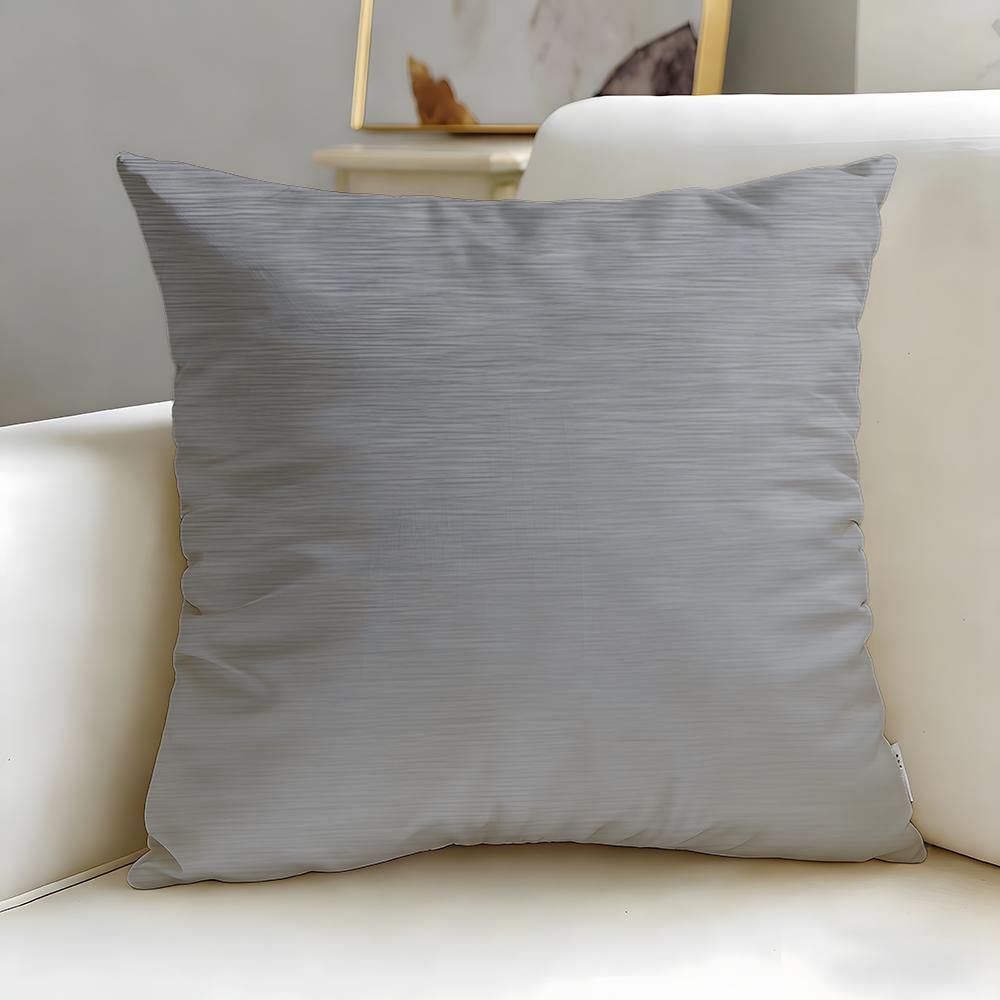 Argyle Texture Cushion Cover Soft EasyWash Pillow Case Versatile for Couch Bed Travel and Office