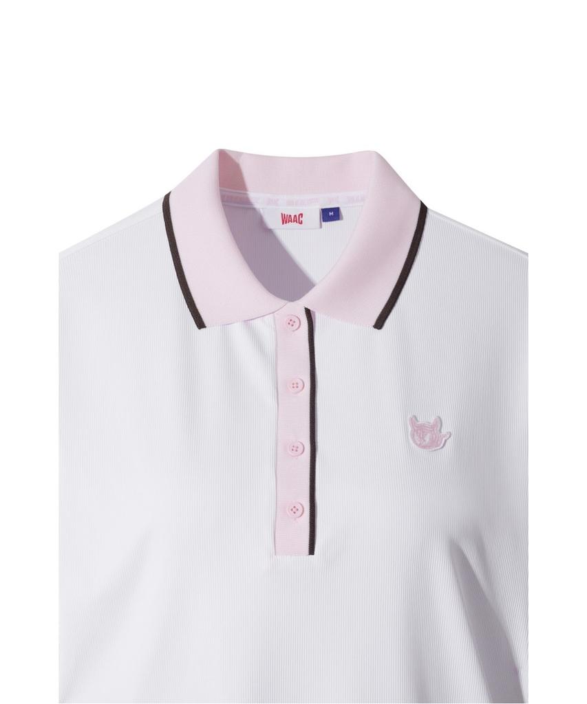 WAAC Athletic Slim Fit Rib Polo Wltcm26404Whx