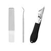 Super Sharp Oblique Nail Clippers: Large Opening, Anti-Splash, Pointed Mouth for Ingrown and Thick Toenails