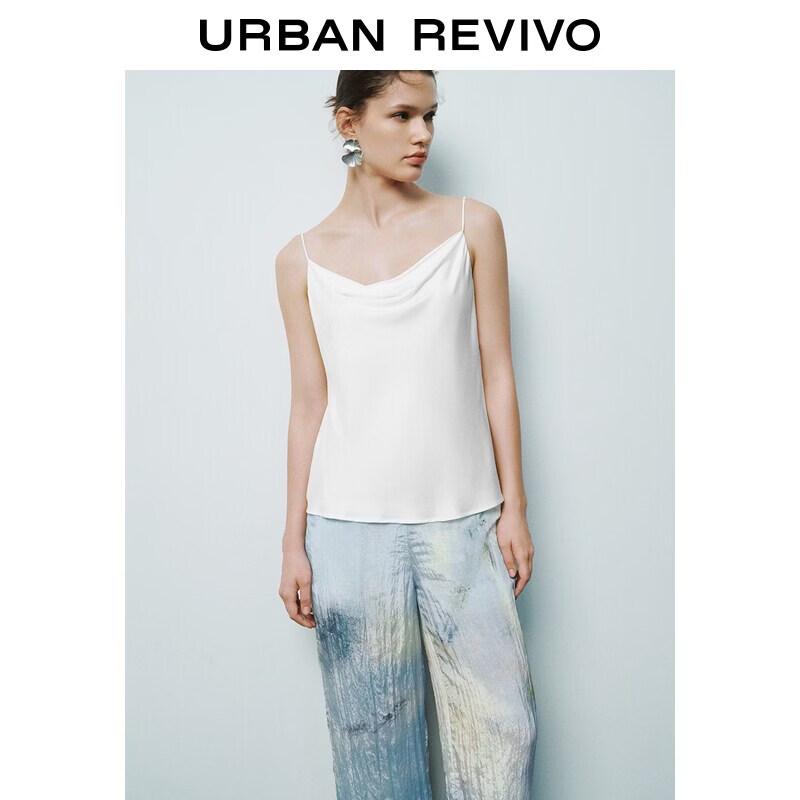 

UR2026 Summer Women s Draped Neck Camisole L
