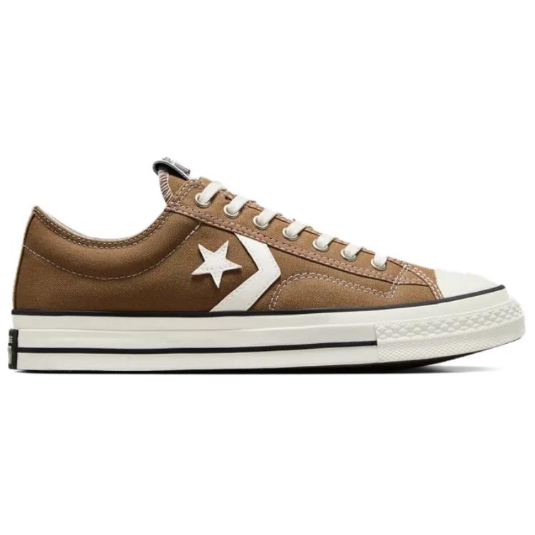 Converse Star Player 76 Comfortable Non-slip Wear-resistant Low-top Skate Shoes Unisex Brown